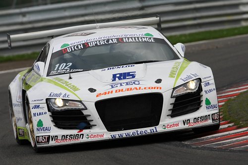 Goede prestatie Creventic Audi CR-8 in handen van Ribbens/De Graaff